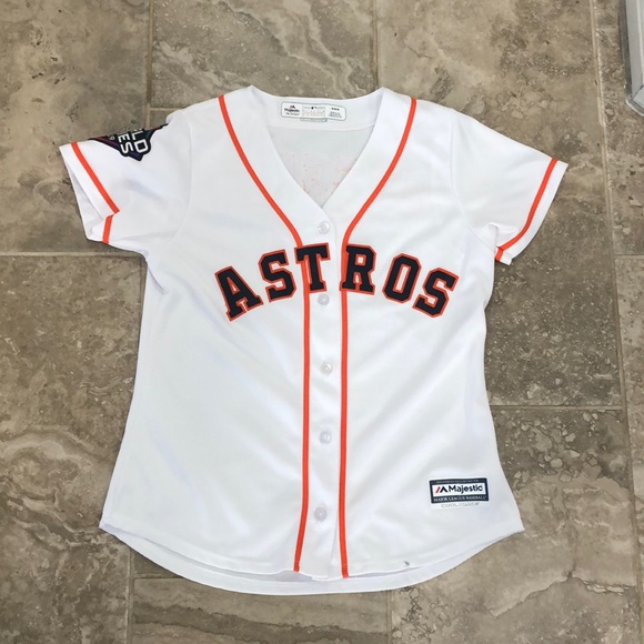 Majestic Tops - Women’s Houston Astros Home jersey 2019 World Series Size M